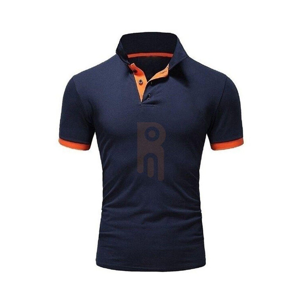 Men’s Summer Polo Shirt Men’s summer polo shirt in lightweight breathable fabric, perfect for casual wear in hot weather.