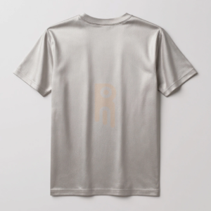 Plain T shirts made from silk and cotton blend with terry knit fabric, lightweight 170g construction, O-neck collar, short sleeves, solid color design, and regular unisex fit.