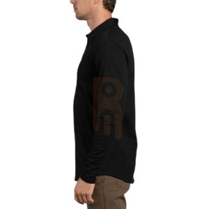 Men’s long sleeve polo shirt made from breathable fabric, perfect for casual, office, and seasonal wear.