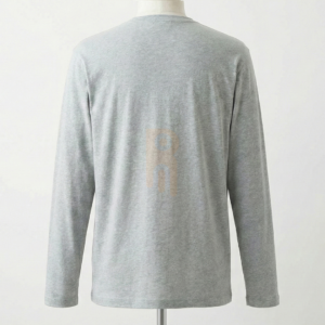 Men’s long sleeve t shirt made from 100% cotton jersey with O-neck collar, regular fit, and breathable fabric for everyday wear.