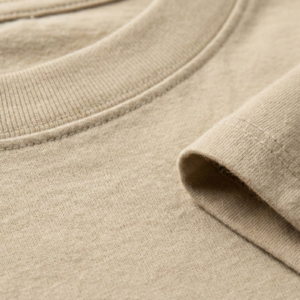 Guys short sleeve shirt made from 100% cotton knitted fabric with oversized fit, O-neck collar, and breathable design for daily wear.