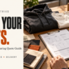 Clothing samples, fabric swatches, calculator, and quotation worksheet beside the headline “Know Your Costs.”