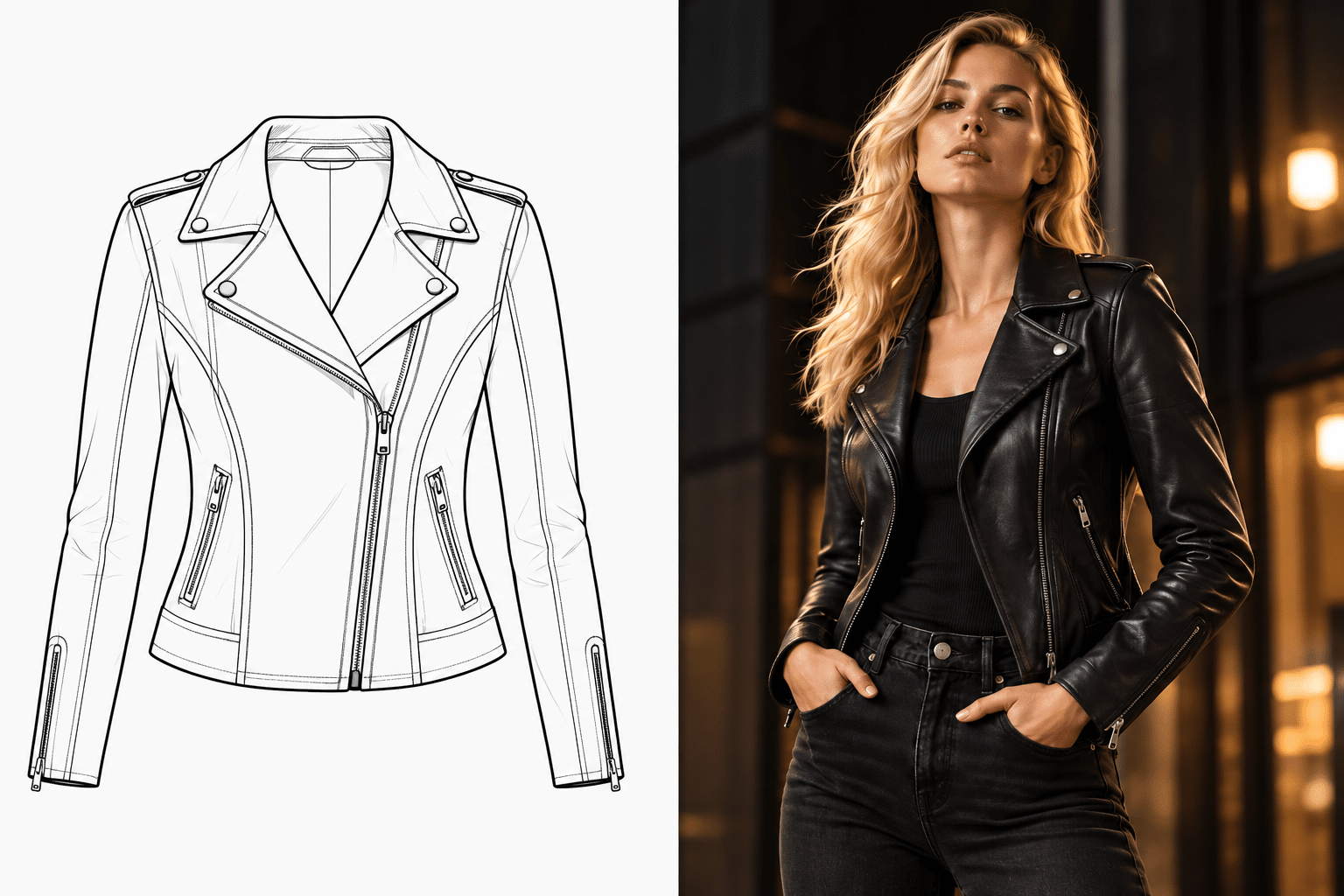 leather jacket